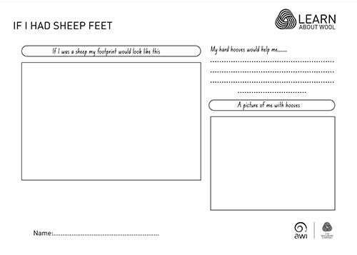 Handout - If I had sheep feet