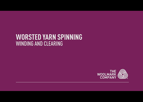 Wool Appreciation Course – Worsted yarn spinning – winding and clearing